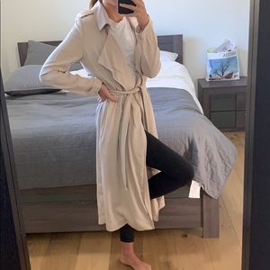 Soft trench coat